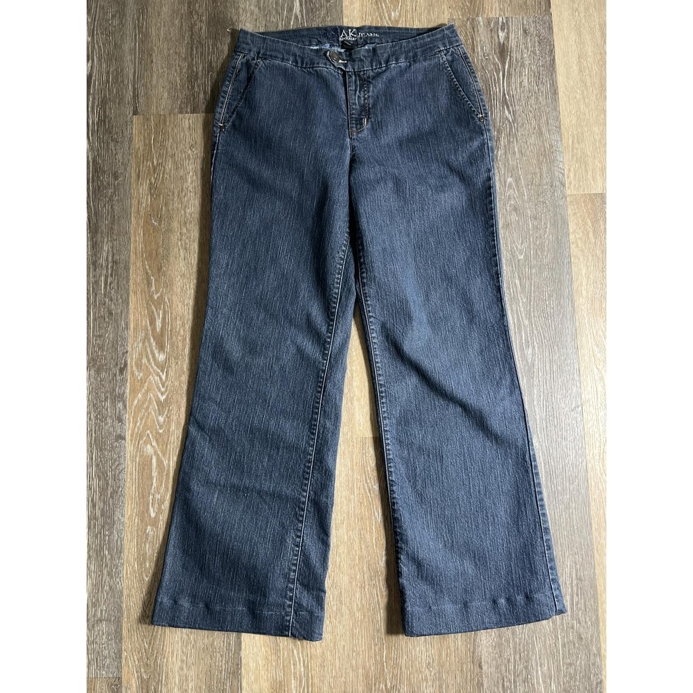 Anne Klein AK Jeans Size 8 Dark Wash Denim Jeans